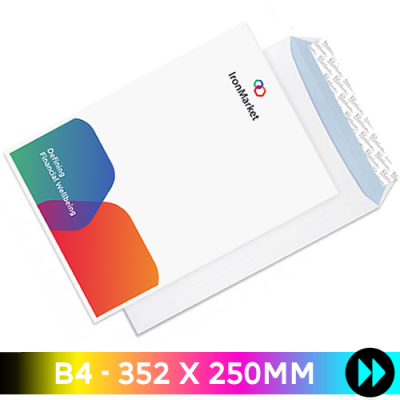 352 x 250mm B4 - Printed Full Colours